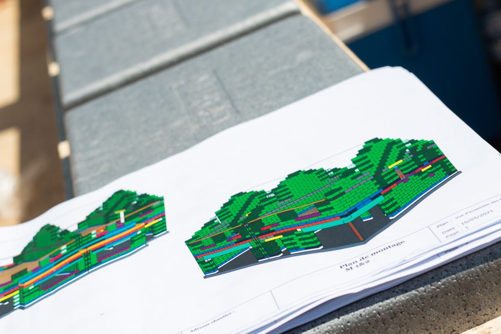 Planung des modularen Bausystems