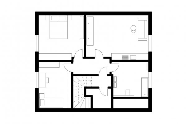 Gablok Musterhaus EFH Grundriss