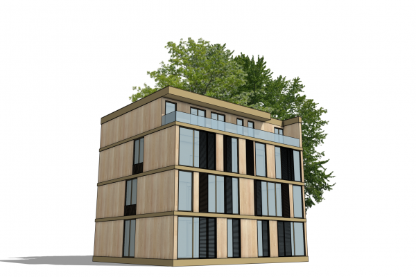 Gablok Musterhaus Gebäudekomplex