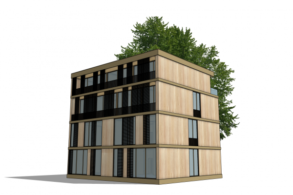 Gablok Musterhaus Gebäudekomplex